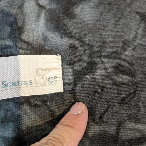 Cotton Scrubs & Co Black Batik Scrub Set (top & pant) in size 2XL, EUC! - Picture 13 of 15